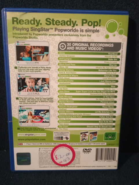Singstar popworld Singstar popworld
