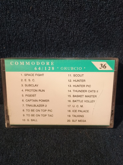 GRUBCIO 36 - składanka gier Commodore 64 GRUBCIO 36 - składanka gier Commodore 64