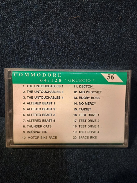 GRUBCIO 56 - składanka gier Commodore 64 GRUBCIO 56 - składanka gier Commodore 64