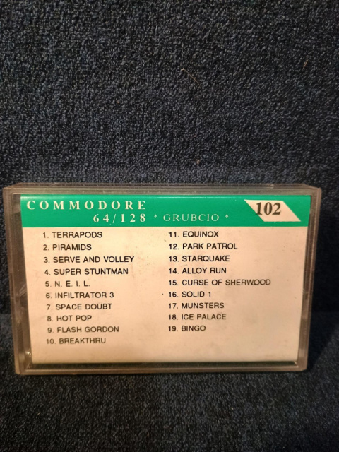 GRUBCIO 102 - składanka gier Commodore 64 GRUBCIO 102 - składanka gier Commodore 64