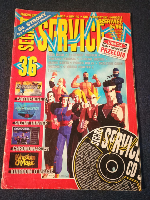 Secret Service 6/96 numer 36 Secret Service 6/96 numer 36