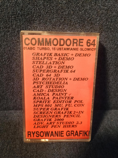 Waldico 27 Rysowanie Grafiki - składanka programów Commodore 64 Waldico 27 Rysowanie Grafiki - składanka programów Commodore 64