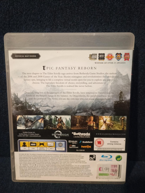 SKYRIM The Elder Scrolls V SKYRIM The Elder Scrolls V