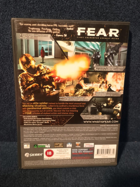 F.E.A.R. First Encounter Assault Recon F.E.A.R. First Encounter Assault Recon