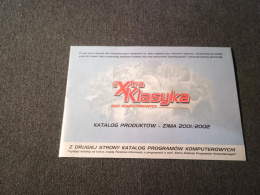 Katalog Extra Klasyka i Extra Kolekcja zima 2001/2002